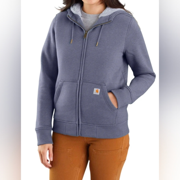 Carhartt Tops - Carhartt Clarksburg Sherpa-Lined Full Zip Hoodie Size XL MSRP $74.99
